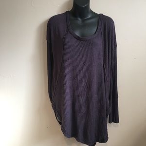 Purple Free People Shirt sz L
